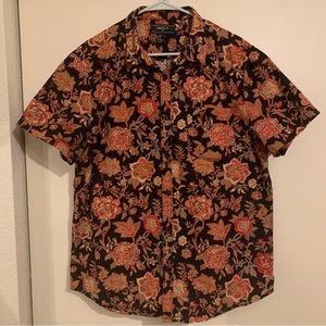 Forever 21 Men’s Floral Shirt XL Short Sleeve
